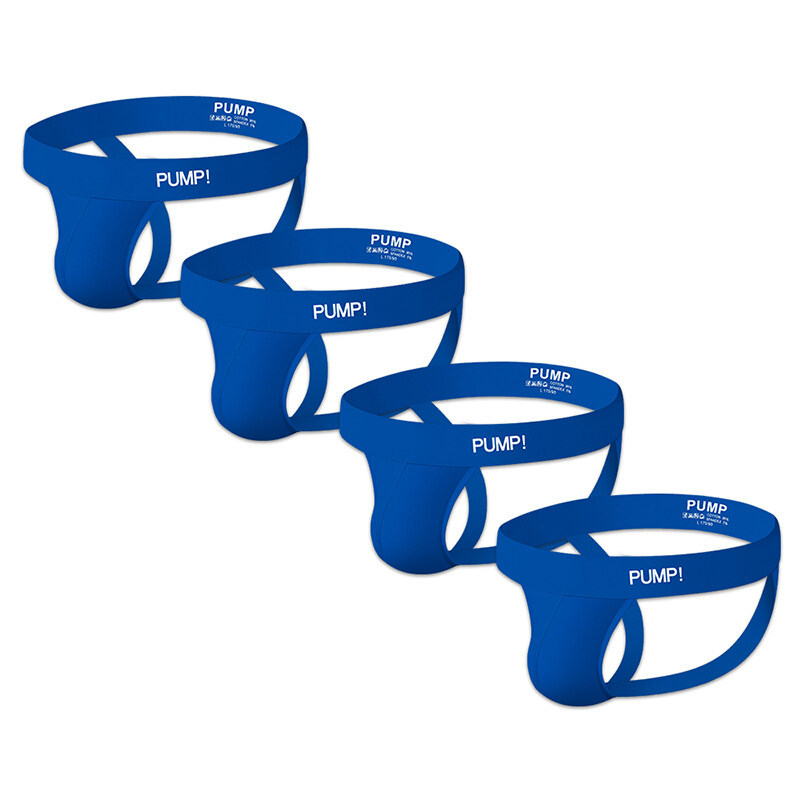 PUMP 4Pcs Cotton Sexy Men Underwear Thong Mens Jockstrap Popular Thongs Jockstrap Men And G strings Lingeries CMENIN Low waist Cartoon Innerwear PU009