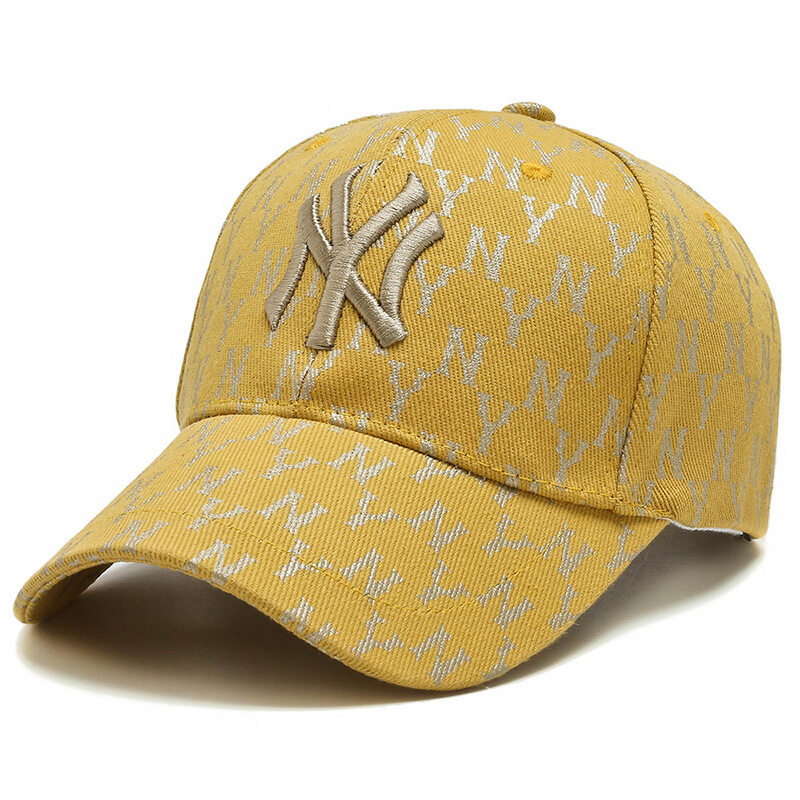 NY MLB Hat Female Korean Summer Sunshade Cap New Embroidery Letter Baseball Cap Men Sun Hat