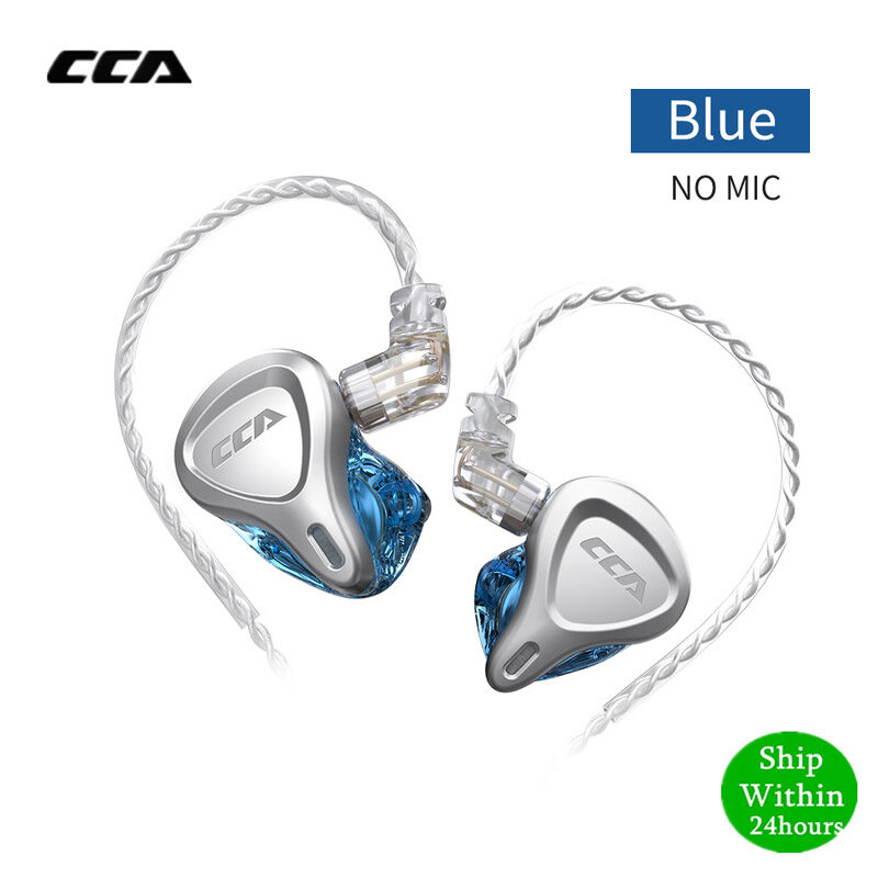 CCA CSN 1BA + 1DD Hybrid Noise Reduction Earphone In Ear Earbuds Monitor Headphones HIFI Headset For KZ ZSN PRO ZSX ZS10 PRO ZAX