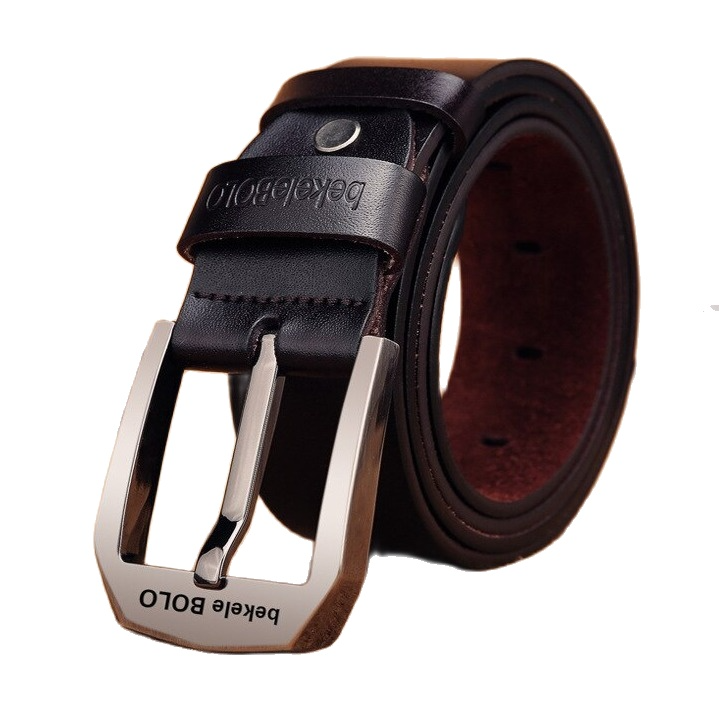 Belts for Men, COWATHER 100% Genuine Leather Men Causal Belt with Prong Buckle, Dress Classic ,Work, Business, Jeans, Pants Belts