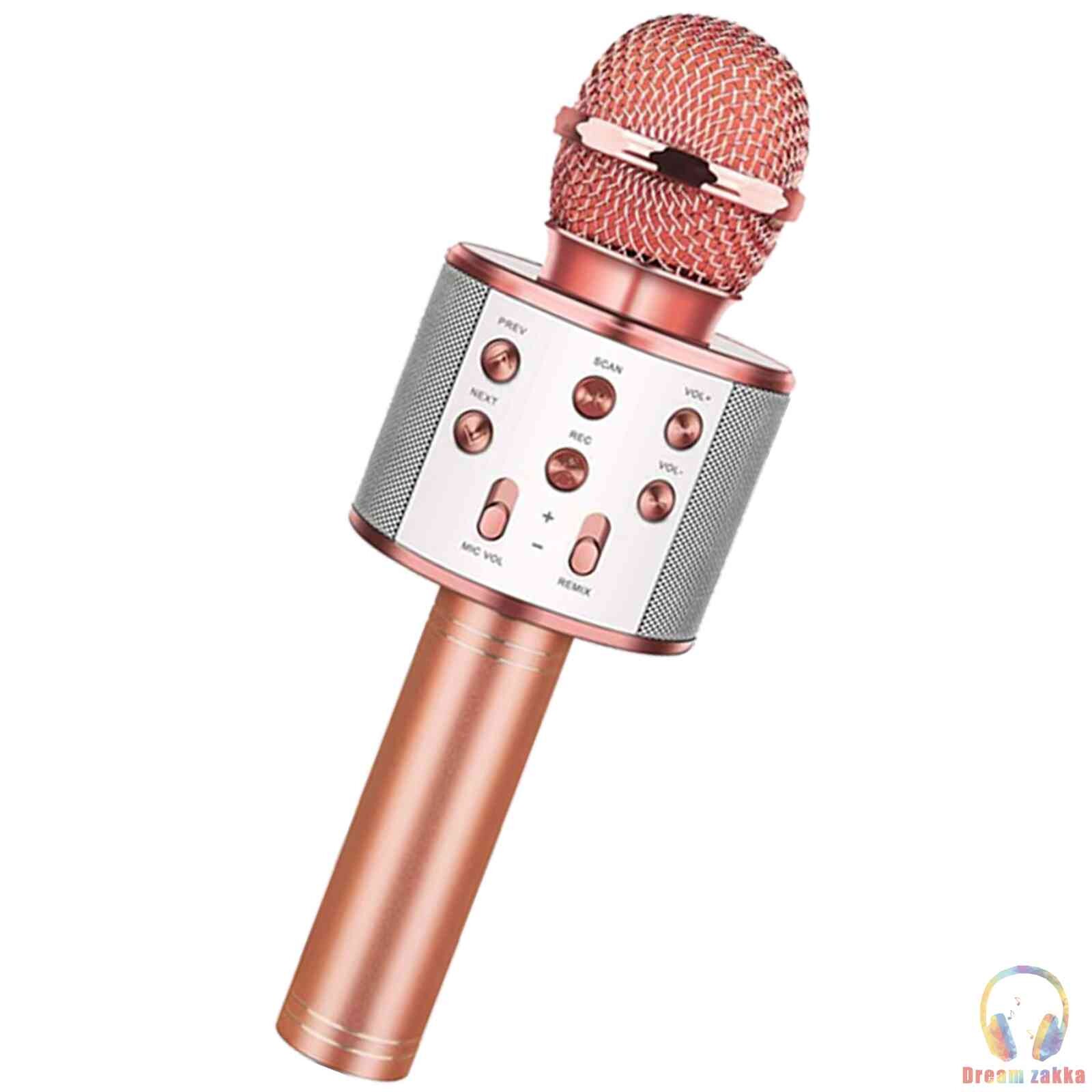 Karaoke Microphone, Handheld Karaoke Singing Speaker for Android/Apple